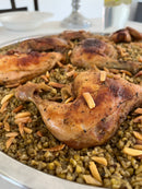 عزيمة Warak Dawali & Chicken Freekeh